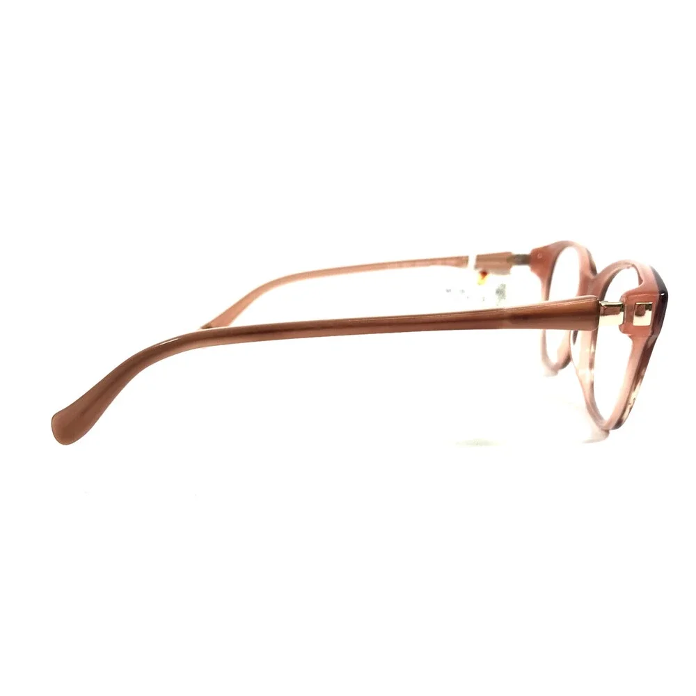 Tura by Lara Spencer Eyeglasses Frames LS114 BLS Blush Pink Brown Horn 53-16-135